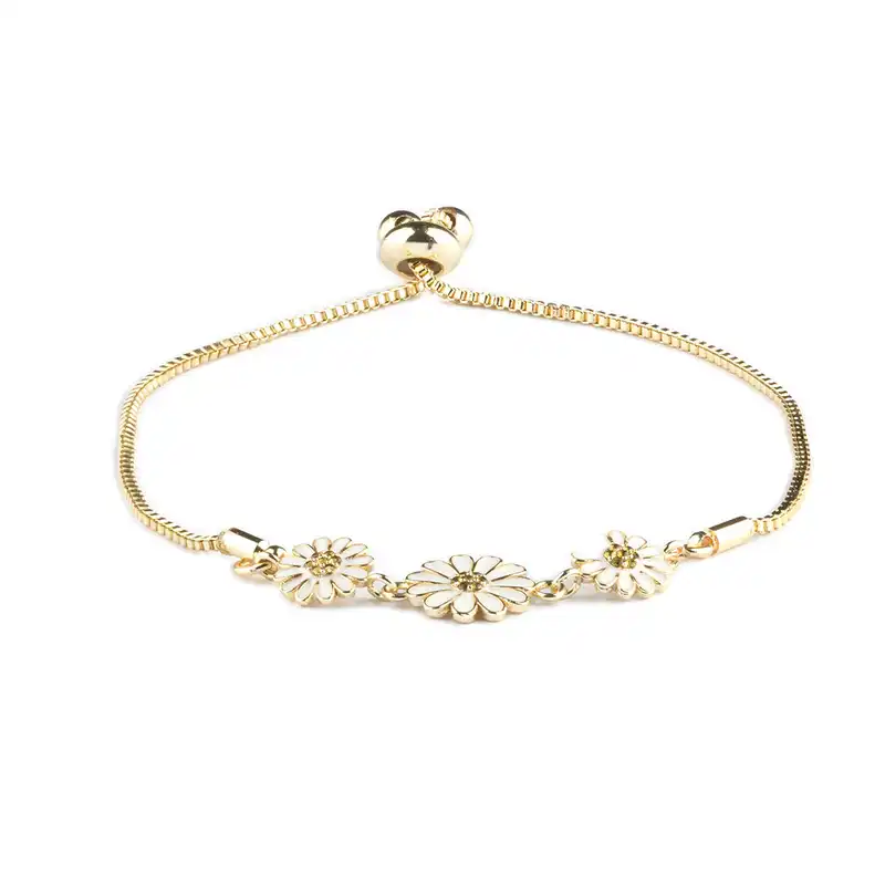 دستبند زنانه مدل  بابونه کد 501