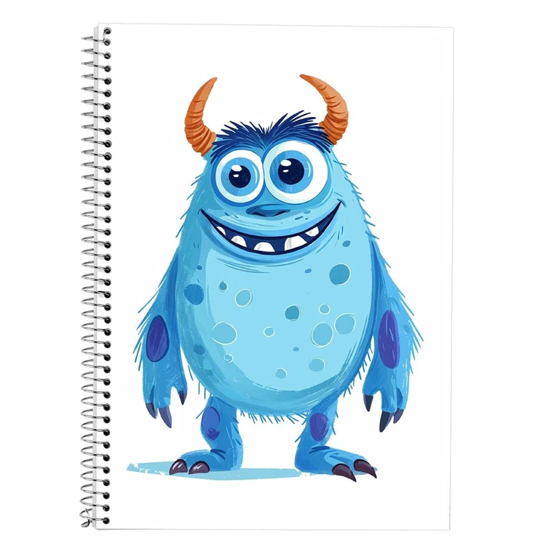 دفتر لغت 50 برگ مدوپد طرح هیولای فانتزی کد DF16751