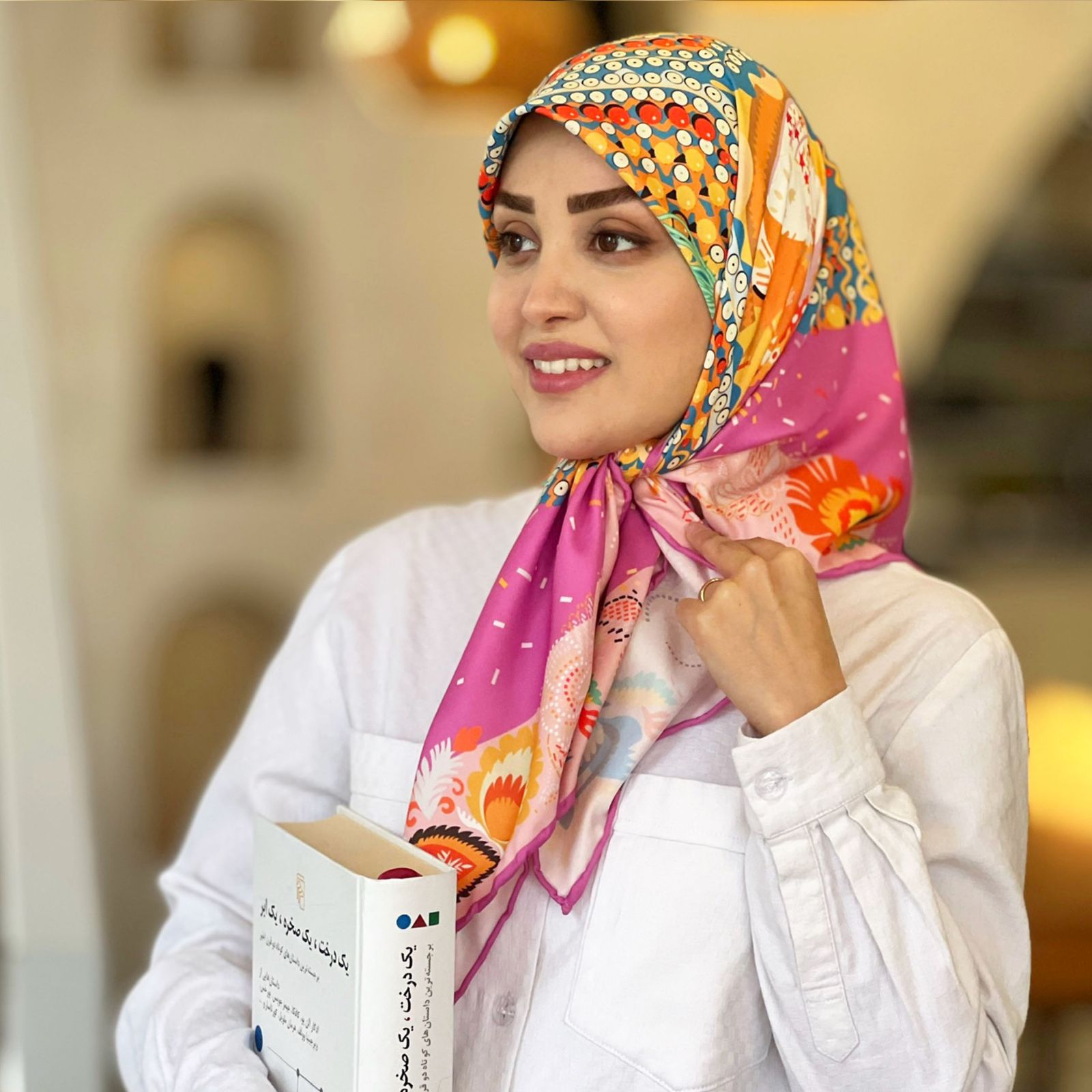 روسری زنانه مدل ابریشم توییل کد 5085 -  - 30