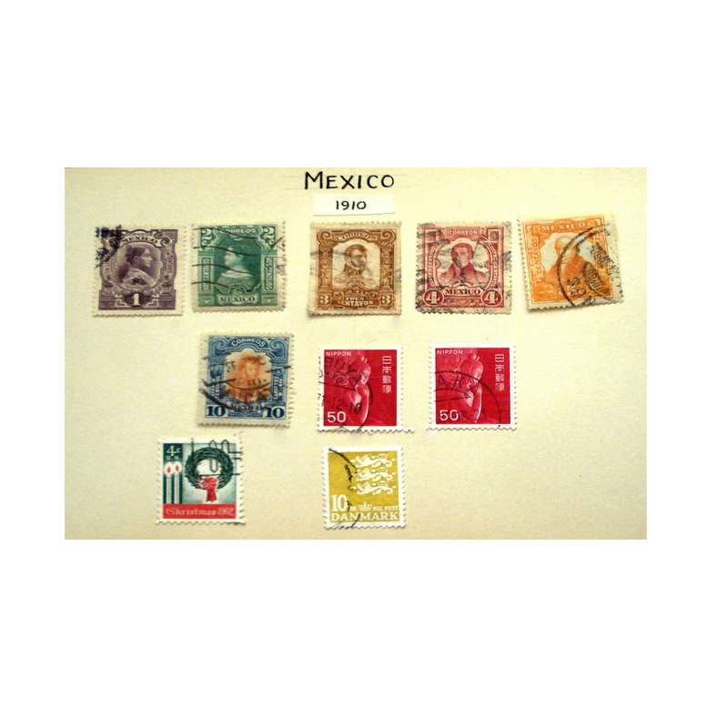 تمبر یادگاری مدل مشاهیر مکزیک کد DS1950 مجموعه 5 عددی