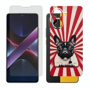 Glass Together model matte screen protector suitable for Xiaomi Poco X7 Pro mobile phone with back cover sticker