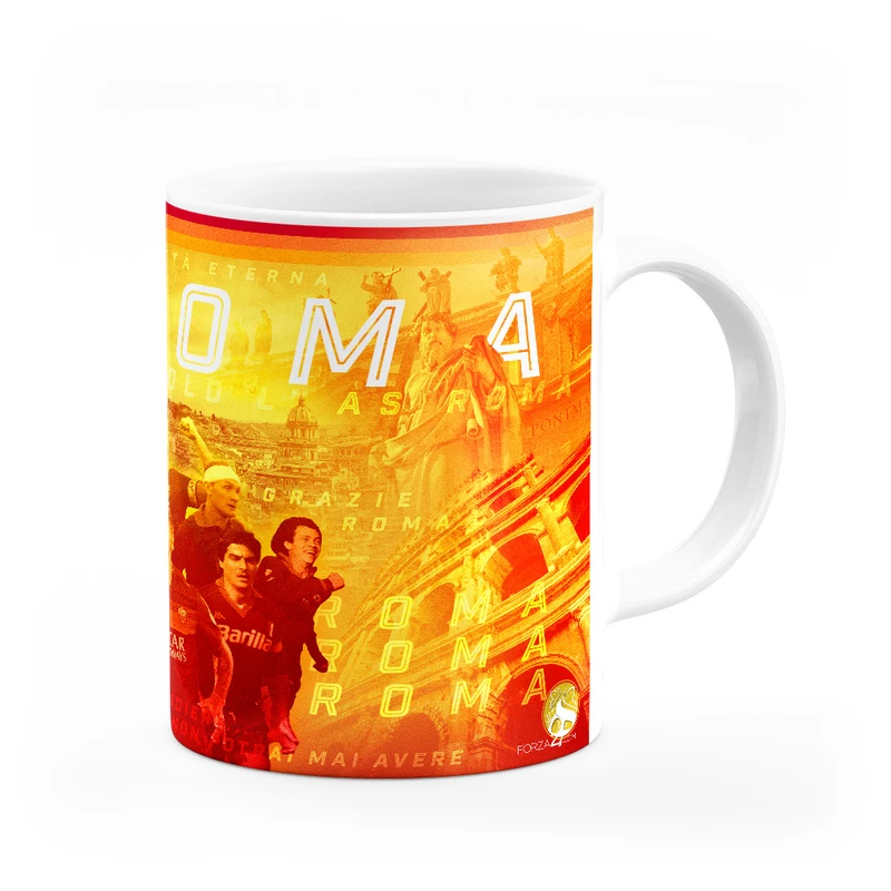 ماگ هومرو طرح تیم باشگاه فوتبال آاس رم مدل MG5011