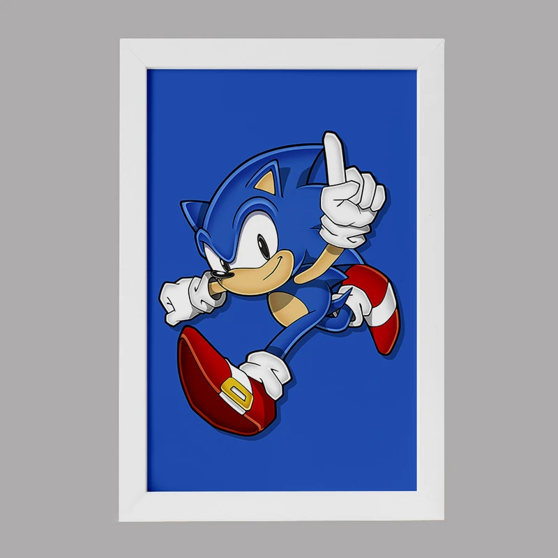 تابلو خندالو مدل سونیک (Sonic) کد 37017