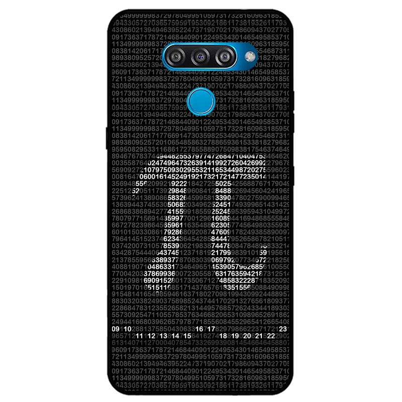 کاور مگافون طرح عدد پی مدل 7240 مناسب برای گوشی موبایل ال جی Q60