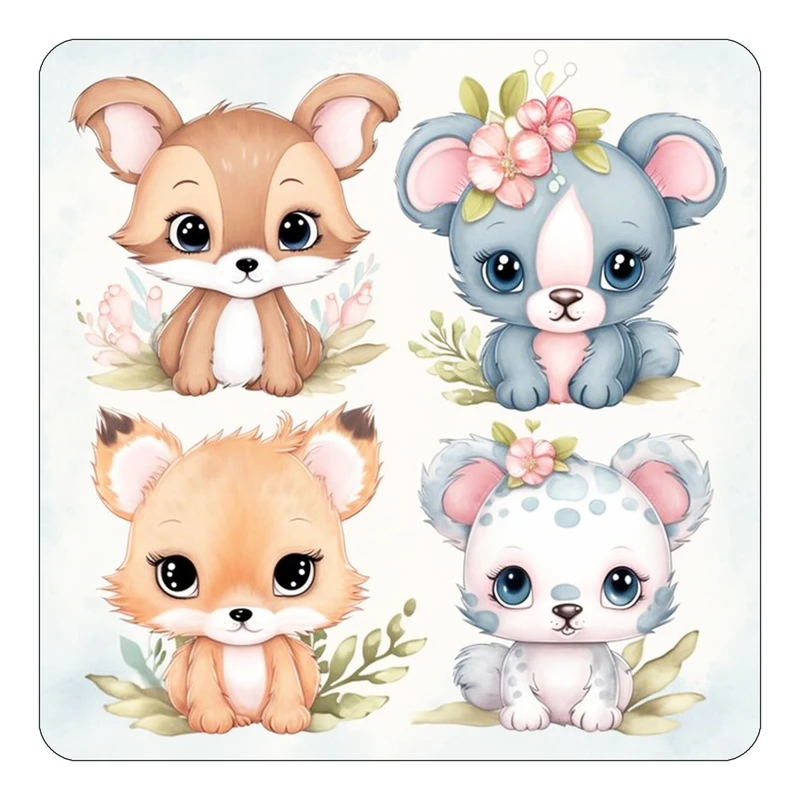 مگنت کاکتی طرح حیوانات کارتونی مدل mp28611