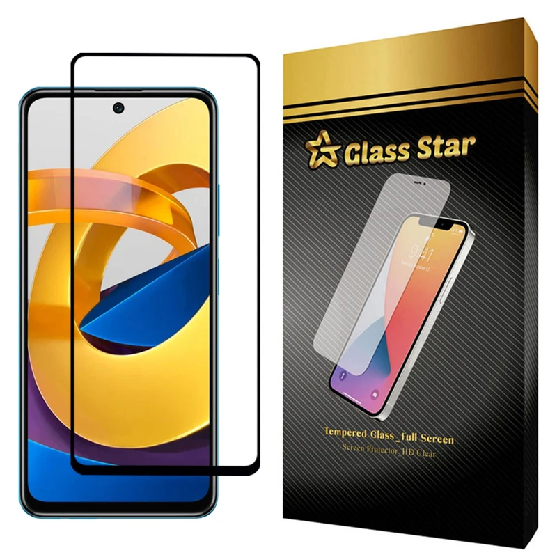 محافظ صفحه نمایش سرامیکی گلس استار مدل CRGA-Glass مناسب برای گوشی موبایل شیائومی Poco M4 Pro 5G