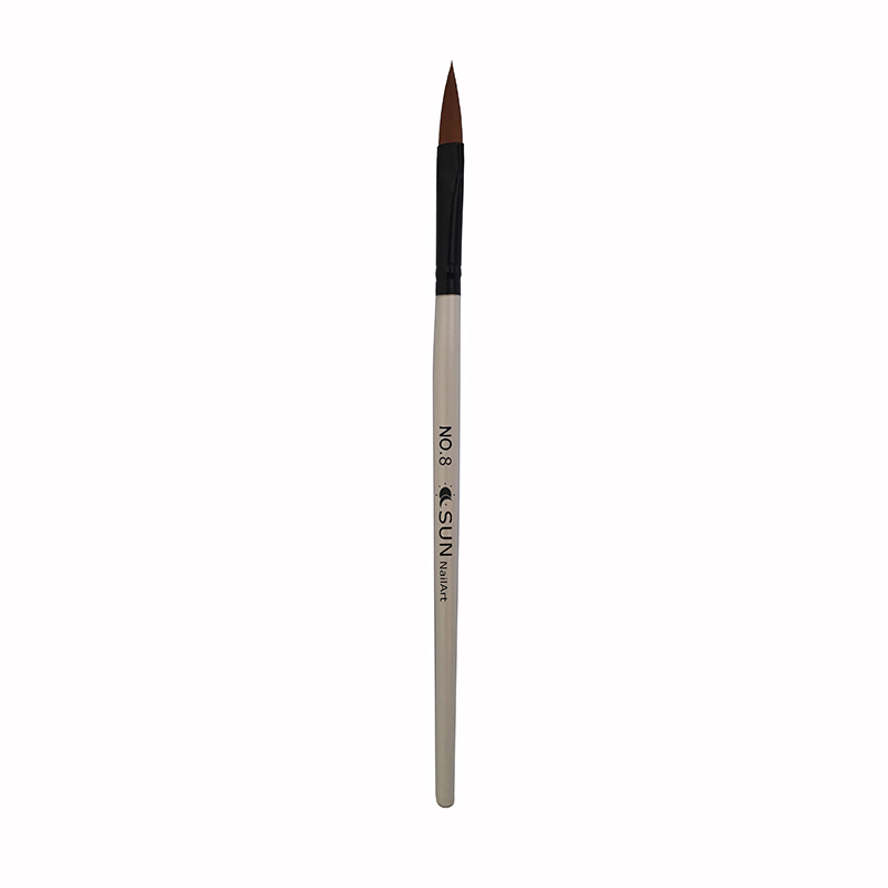 قلم موی کاشت ناخن سان مدل اشکی شماره 8