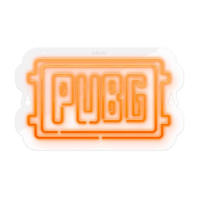 چراغ دیواری نئون دیزاین طرح Pubg-Logo-GL_ORG