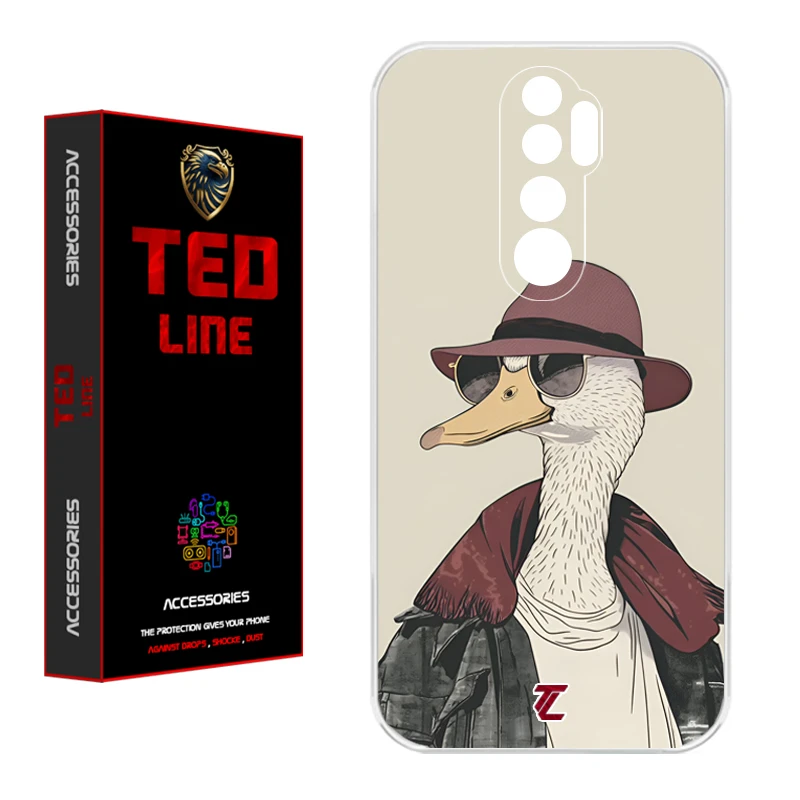 کاور تدلاین طرح اردک کد 1154 مناسب برای گوشی موبایل شیائومی Redmi Note 8 Pro