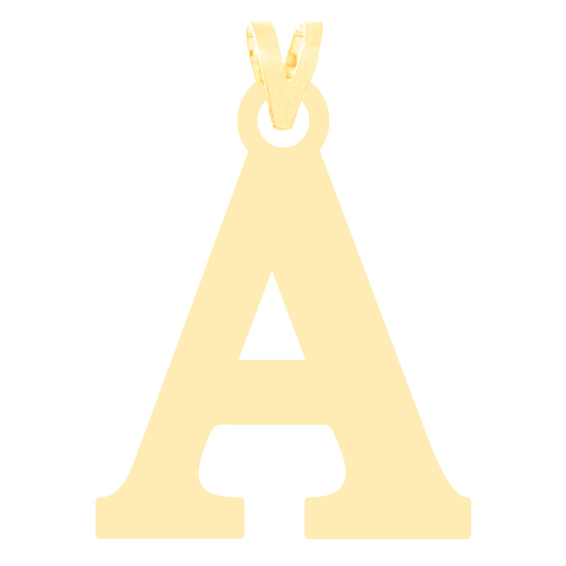 آویز گردنبند طلا 18 عیار زنانه کرابو طرح A مدل Kr3609