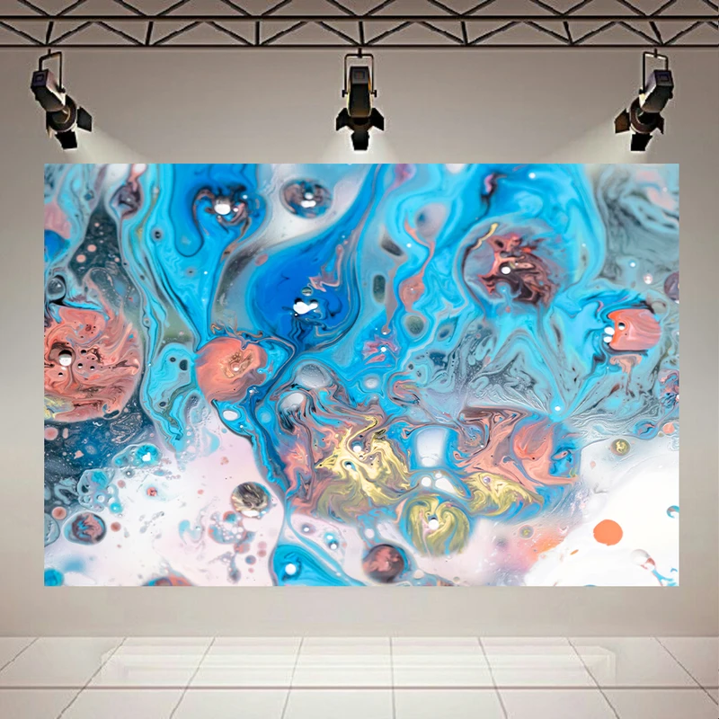 پوستر طرح مخمل رنگ مدل هولوگرامی کد AR303932