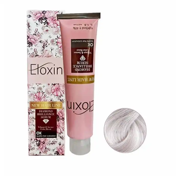 رنگ موي الوكسين مدل 10.1 حجم 120 ميلي ليتر رنگ بلوند دودي پلاتينه