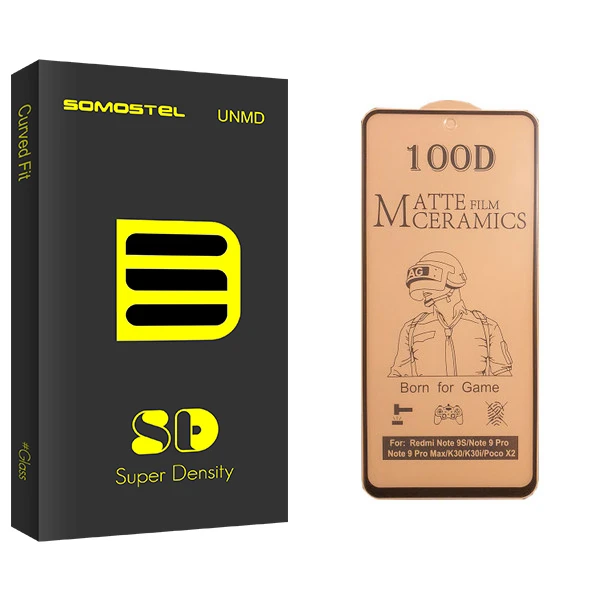 محافظ صفحه نمایش سرامیکی سوماستل مدل SD Glass مناسب برای گوشی موبایل شیائومی Redmi Note 9 Pro Max