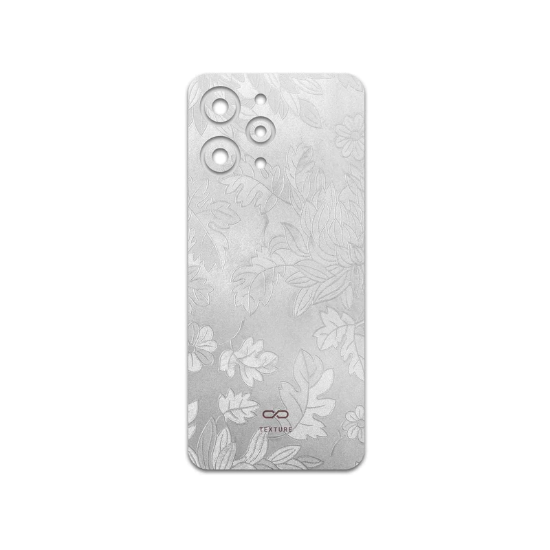 برچسب پوششی ماهوت مدل Silver-Wildflower مناسب برای گوشی موبایل شیائومی Redmi 12