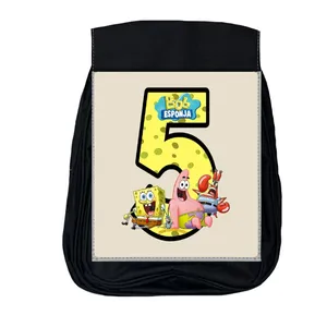 کوله پشتی مدرسه مدل باب اسفنجی کد 7