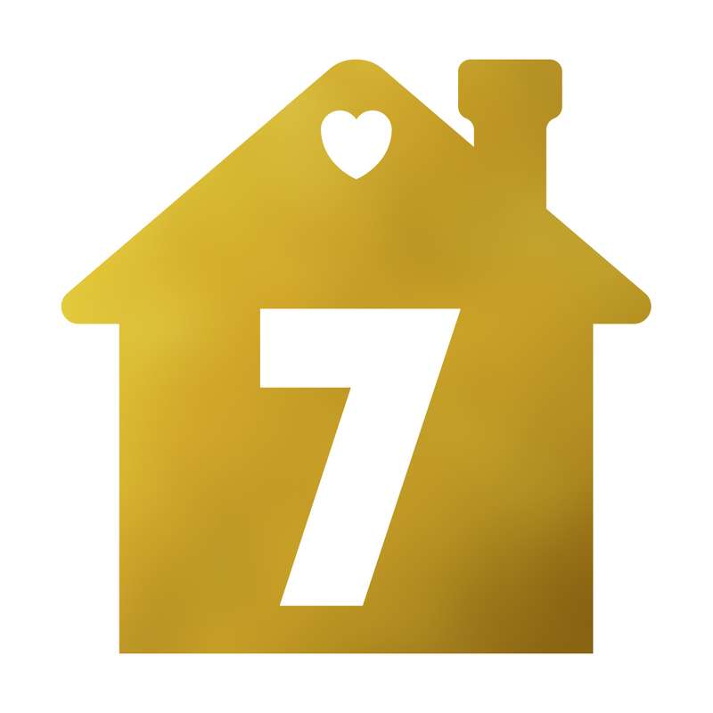 تابلو نشانگر مستر راد طرح پلاک واحد شماره 7 کد H-G 07