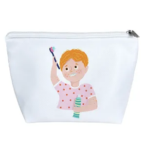 کیف لوازم آرایش دخترانه خندالو مدل مسواک زدن کد 2703