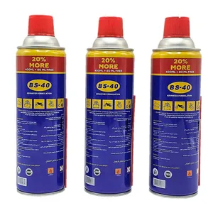 اسپری روان کننده باس مدل BS-40 حجم 480 میلی لیتر مجموعه 3 عددی