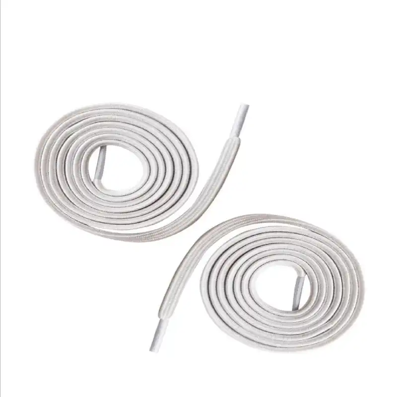 بند کفش مدل T کد 1 رنگ سفید 100 سانت بسته 2 عددی