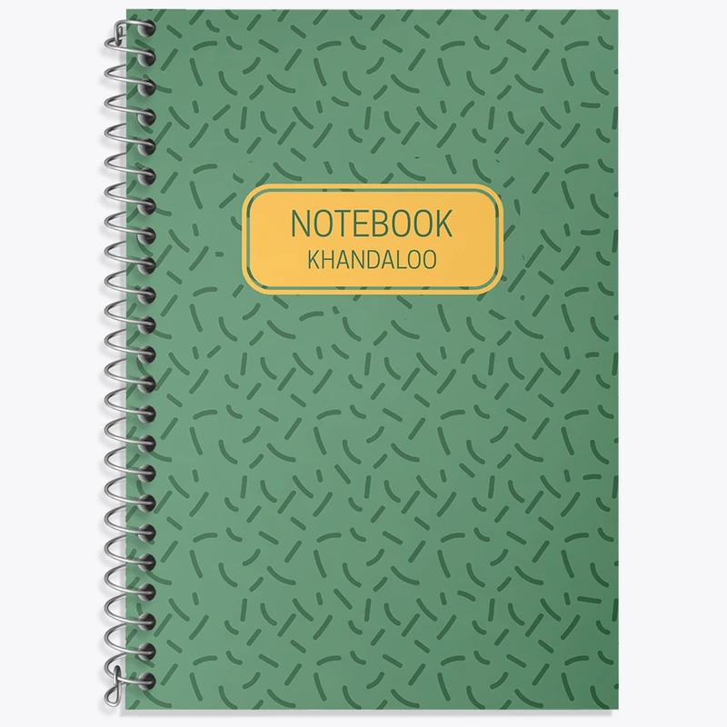 دفتر زبان 50 برگ خندالو مدل دو خط طرح فانتزی کد N620