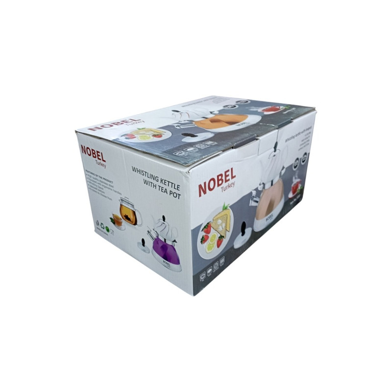 ست کتری و قوری نوبل مدل سوتی کد 5397 گنجایش کتری 3 لیتر گنجایش قوری 0.75 لیتر