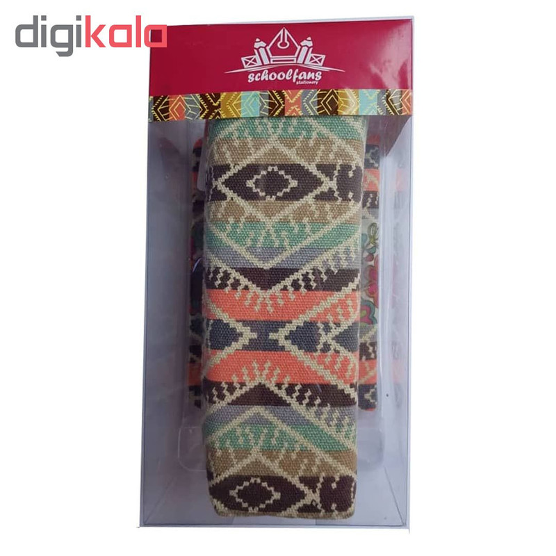 ست جامدادی و دفتر یادداشت اسکول فنس مدل S4