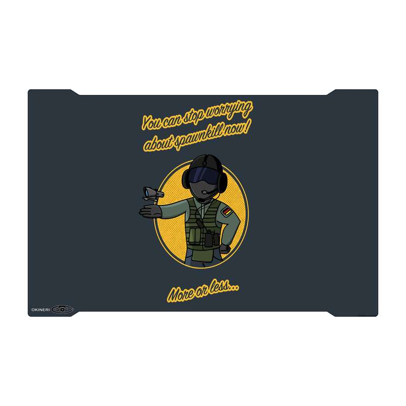 ماوس پد مخصوص بازی اوکینری مدل MPB00812 طرح  بازی رینبو سیکس