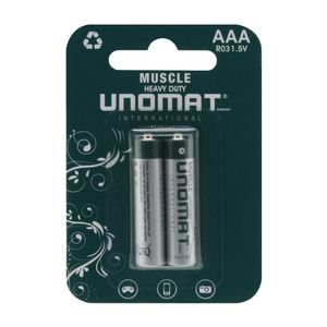 نقد و بررسی باتری نیم قلمی مدل Unomat Muscle Heavy Duty R03 بسته 2 عددی توسط خریداران