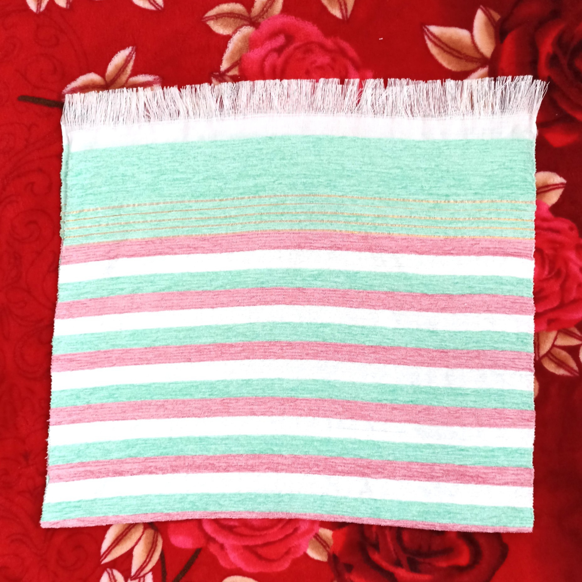 حوله محلی سنتی مدل دستبافت مخمل کد 29  بسته 3 عددی