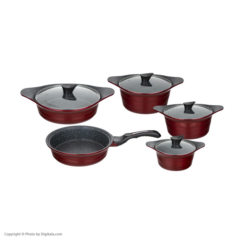 سرویس پخت و پز 9 پارچه عروس مدل دیاکو