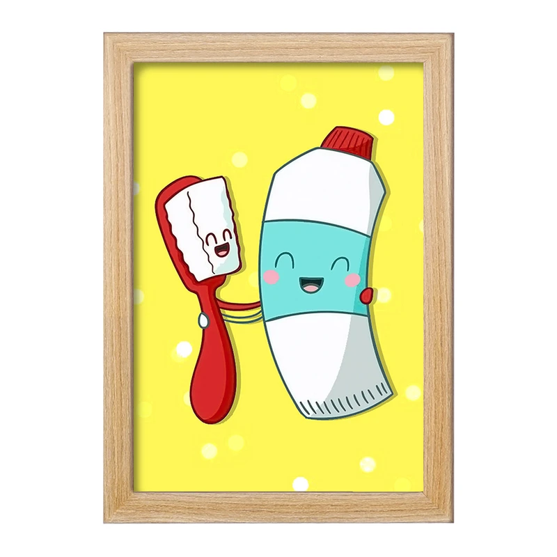 تابلو خندالو مدل دندان و دندانپزشکی کودکانه کد 27749