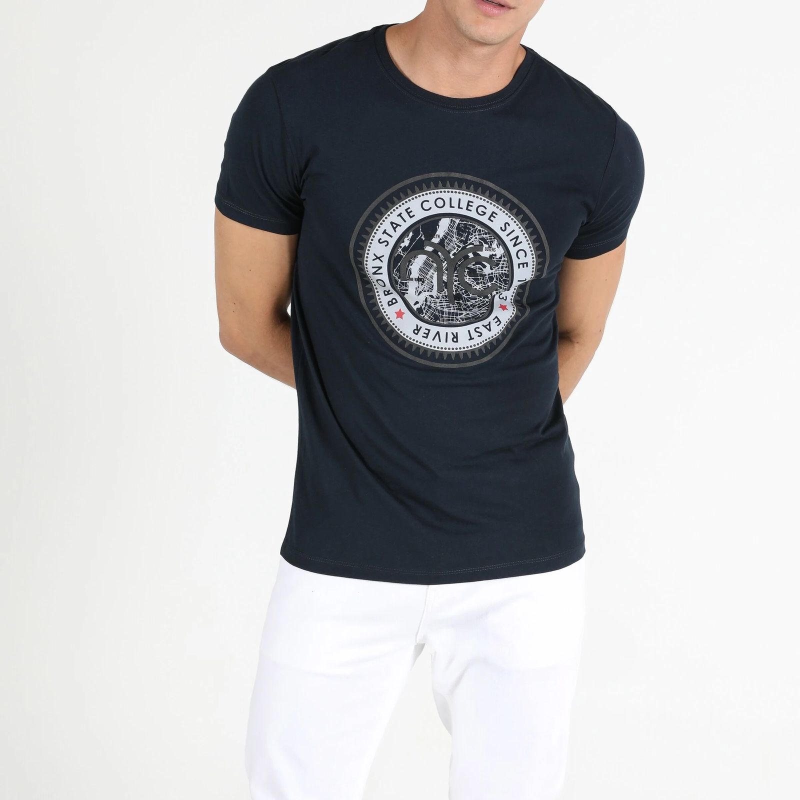 تی شرت آستین کوتاه مردانه کالینز مدل CLNV911 -  - 2