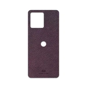 MAHOOT Purple-Leather Cover Sticker for Motorola Moto G84