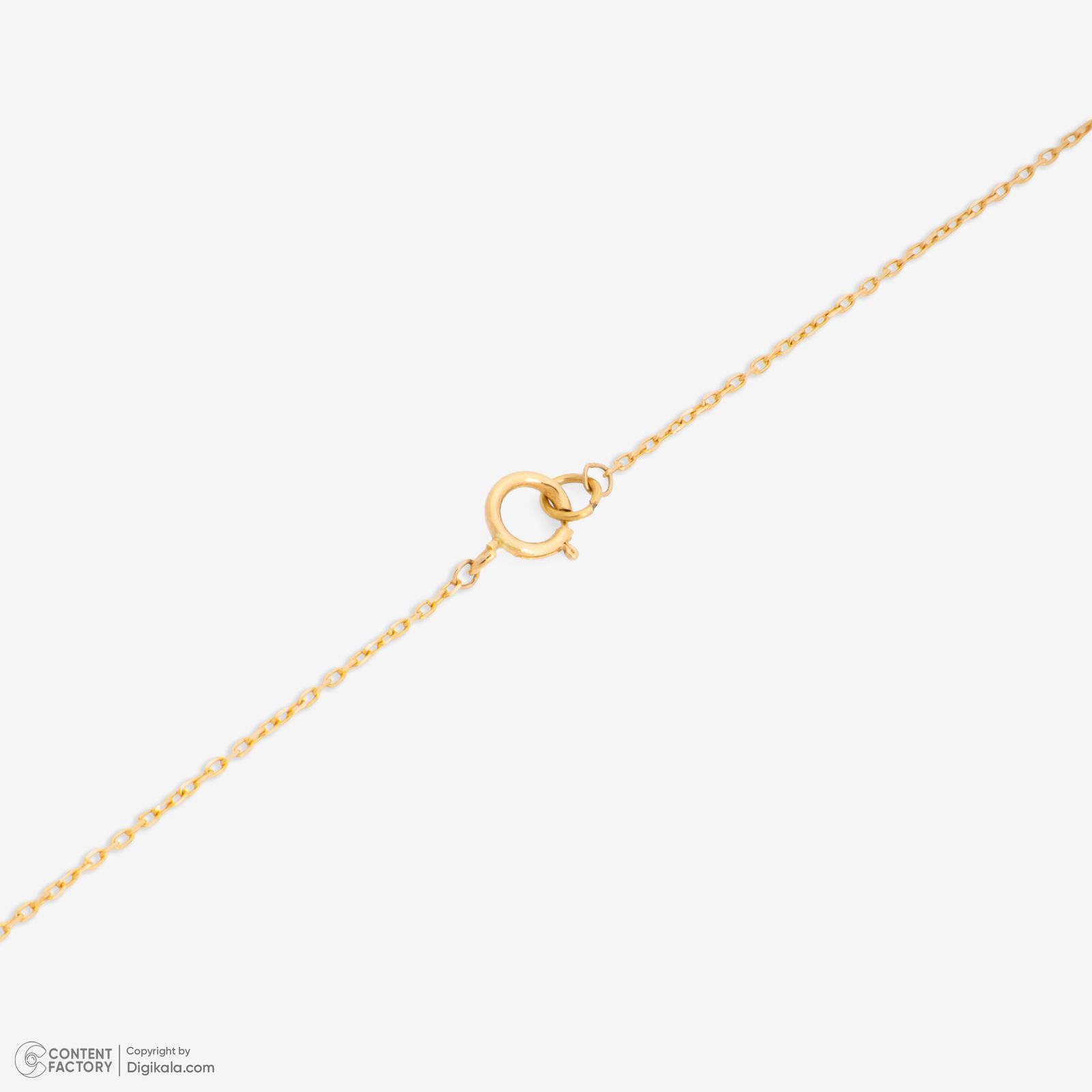 گردنبند طلا 18 عیار زنانه با زنجیر حلقه‌ای (فلامینگو) گلدم مدل PE147019 -  - 5