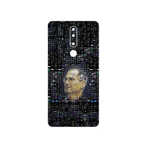 MAHOOT Collage of Steve Jobs 2 Cover Sticker for Nokia 3.1 Plus