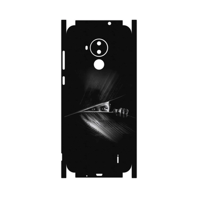 برچسب پوششی ماهوت مدل Black Portrait-FullSkin مناسب برای گوشی موبایل نوکیا C30