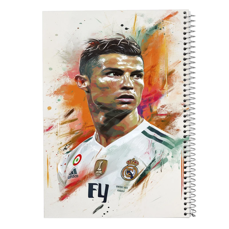 دفتر شطرنجی 50 برگ مدوپد مدل رونالدو ronaldo کد DF13460
