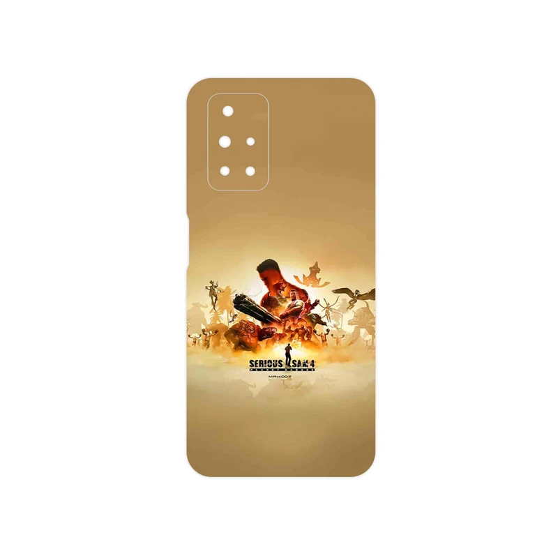 برچسب پوششی ماهوت مدل Serious Sam Game Series مناسب برای گوشی موبایل شیائومی Redmi 10