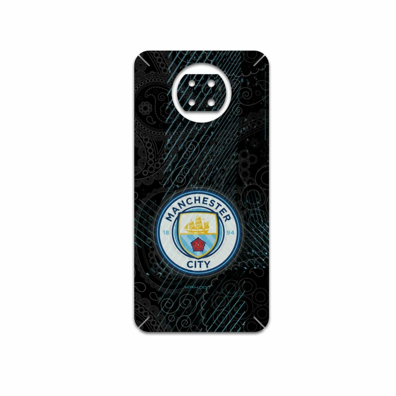 برچسب پوششی ماهوت مدل Manchester-City مناسب برای گوشی موبایل شیائومی Redmi Note 9T