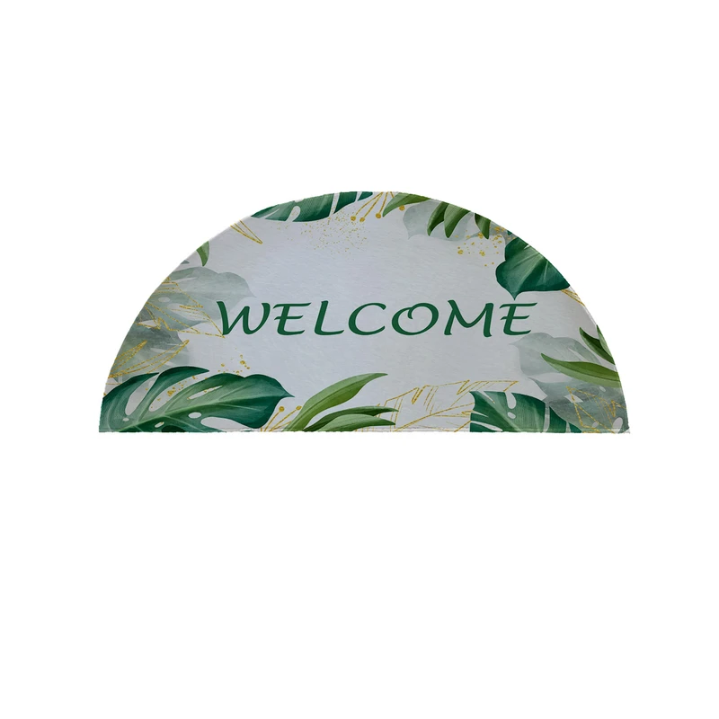  پادری مدل نیم دایره طرح Welcome کد 8740 سایز 90×45 سانتی متر