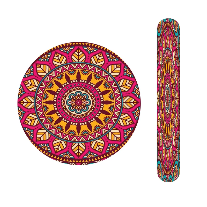 آینه آرایشی جیبی مدل 373  به همراه سوهان ناخن