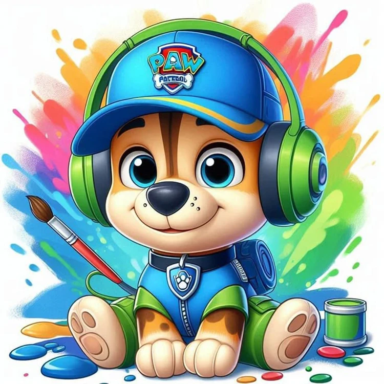 استیکر پارچه و لباس پاد آفرین مدل سگ کارتونی کد 171