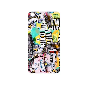 MAHOOT Collage of Teared Paper Cover Sticker for HTC One E9s