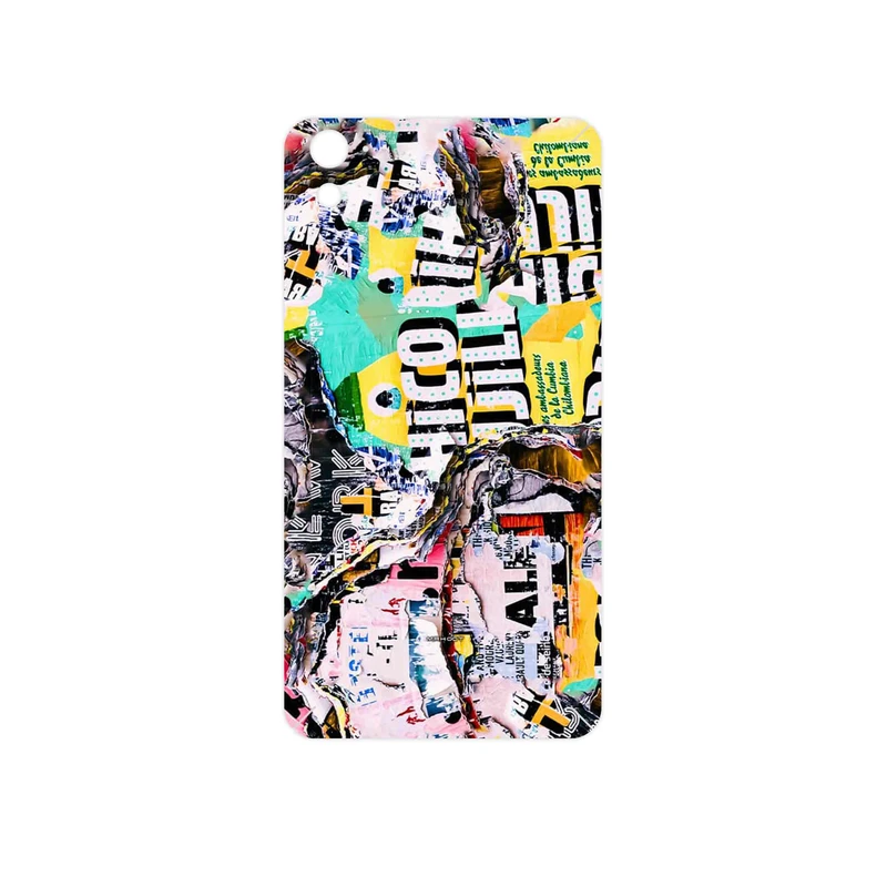 برچسب پوششی ماهوت مدل Collage of Teared Paper مناسب برای گوشی موبایل اچ تی سی One E9s