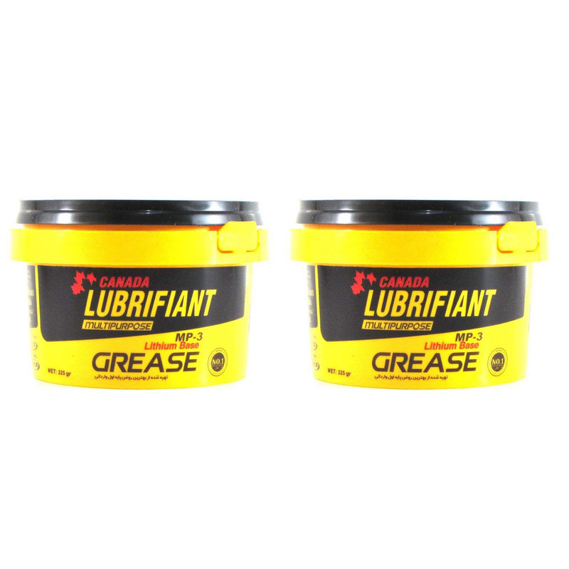 گریس نسوز کانادا لوبریفنت مدل MP-3 Lithium Base حجم 225 میلی لیتر بسته دو عددی