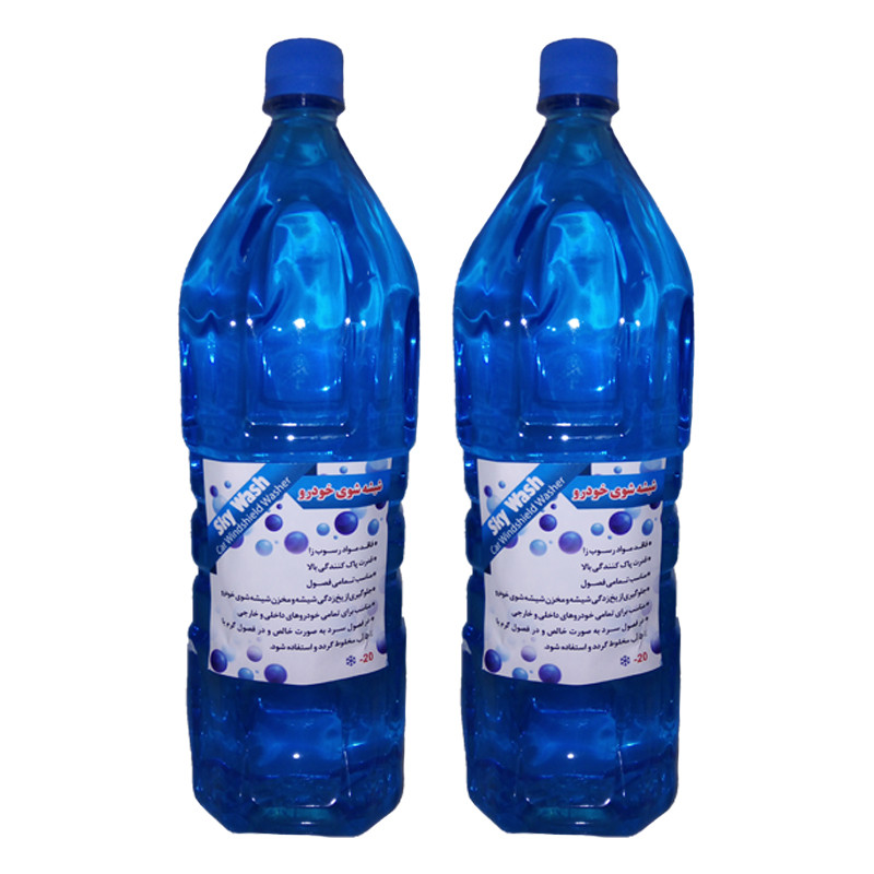 شیشه شوی خودرو اسکای واش مدل Antifreeze حجم 2 لیتر بسته 2 عددی