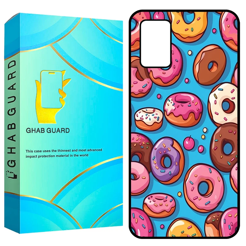 کاور قاب گارد طرح دونات مدل GCHPA03S مناسب برای گوشی موبایل سامسونگ Galaxy A02s / M02s / A03s  