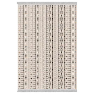 فرش پارچه‌ای دفه مدل فرشینه هازان مخمل طرح فانتزی کد 3065