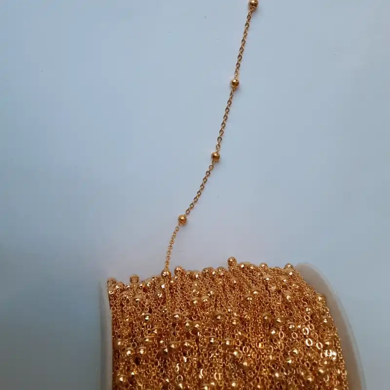 زنجیر دستبند طرح توپدار