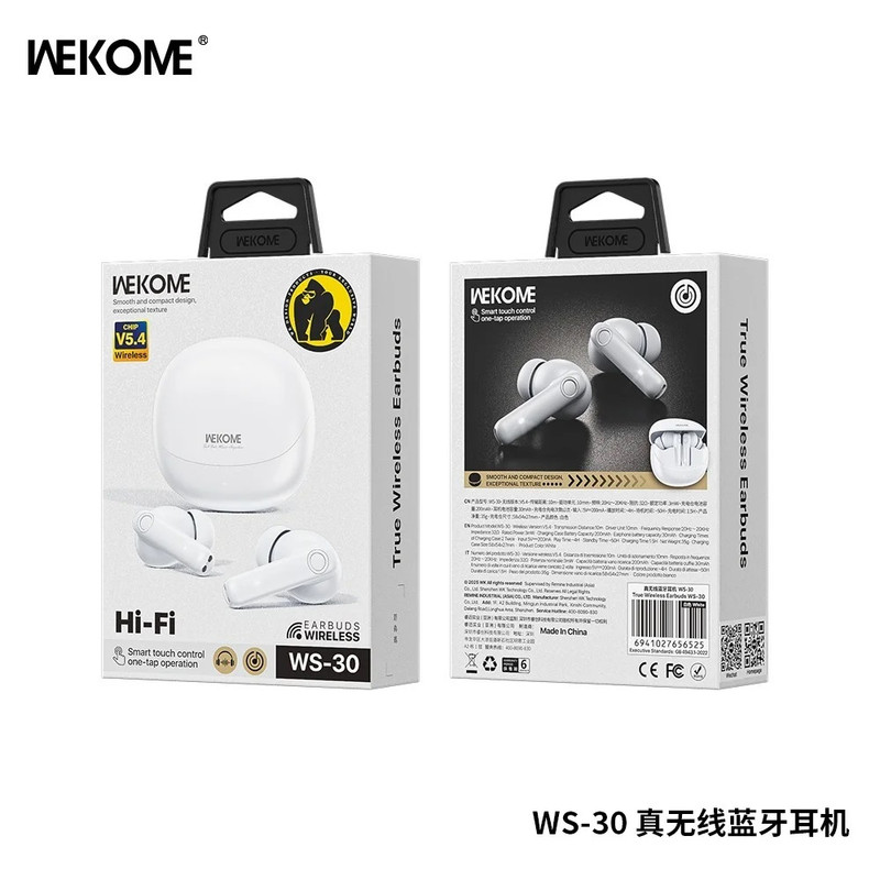 هدفون بلوتوثی دبلیو کی دیزاین مدل WSKIN30 